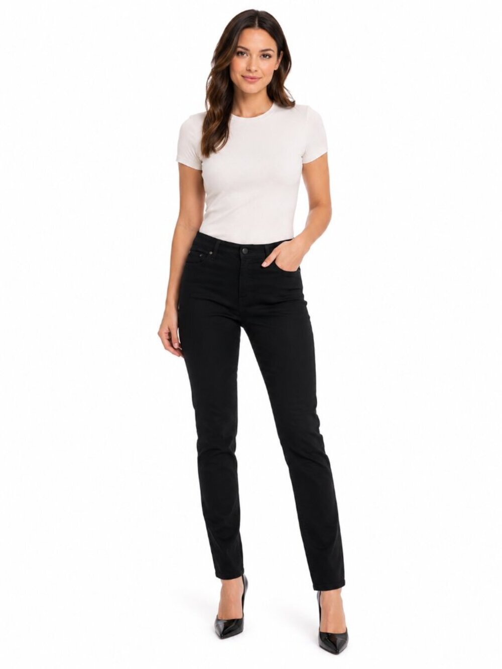 HUGO BOSS Black Stretch Jeans Women's Designer Slim Fit - 32